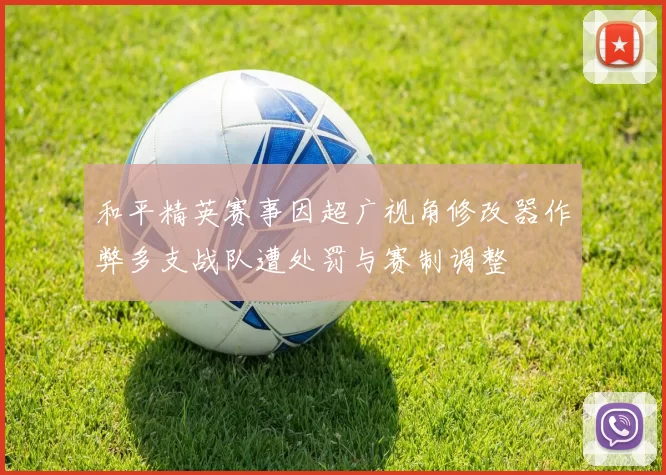 和平精英赛事因超广视角修改器作弊多支战队遭处罚与赛制调整